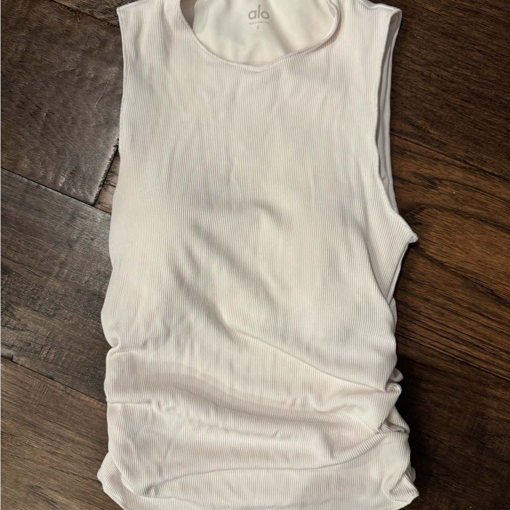 Alo Yoga En Pointe Ribbed Tank